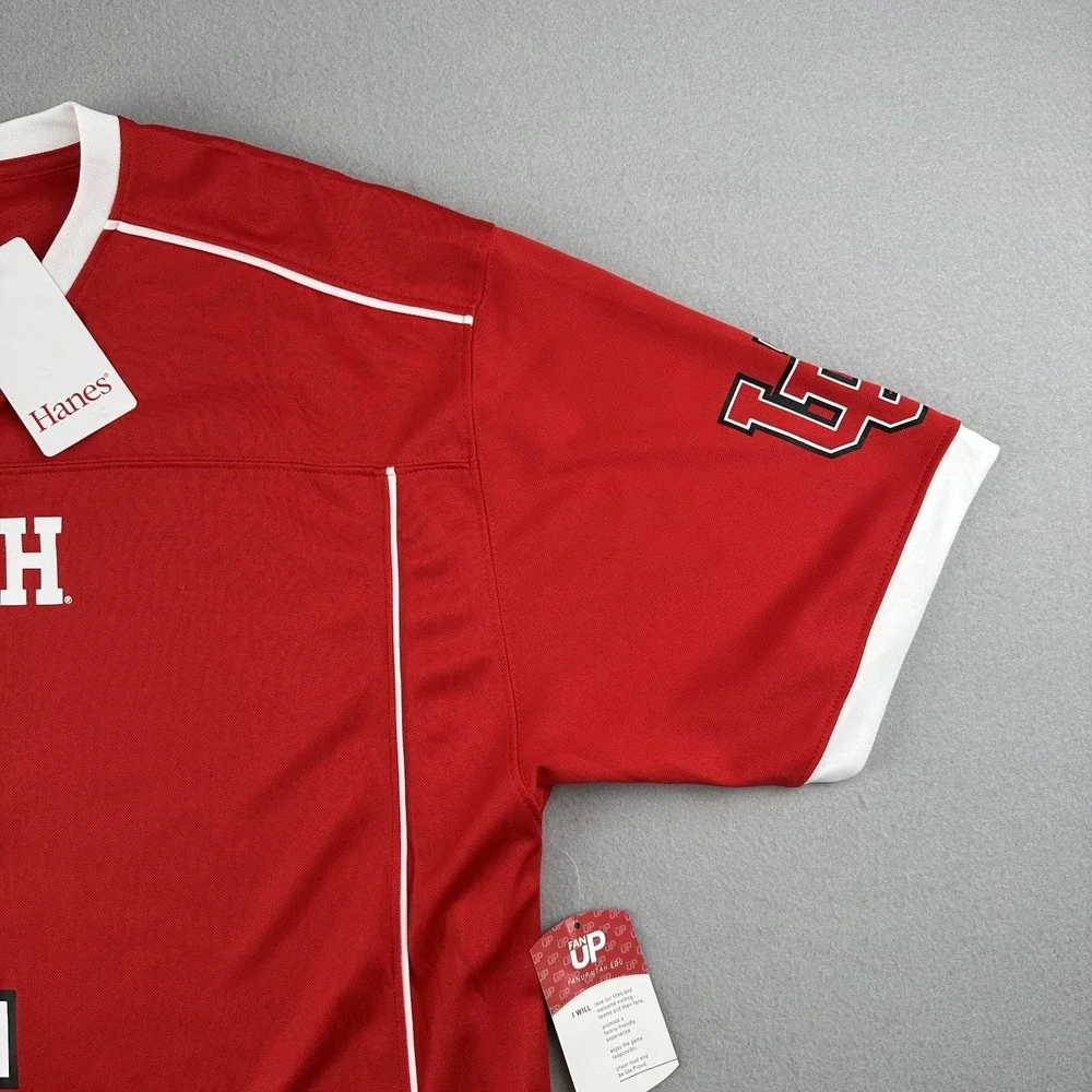 NCAA University of Utah Utes Football Jersey Red Men's Size Large